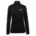 Mustang Women's Black Graphite Quarter Zip